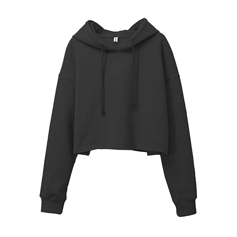 Womens Long Sleeve Fleece Lined Sports Hoodie